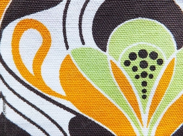 Obraz レトロな柄のテクスチャ