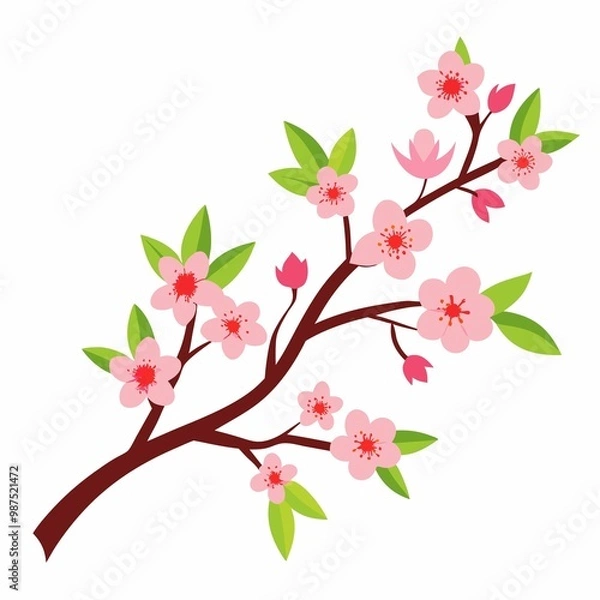 Obraz cherry blossom branch