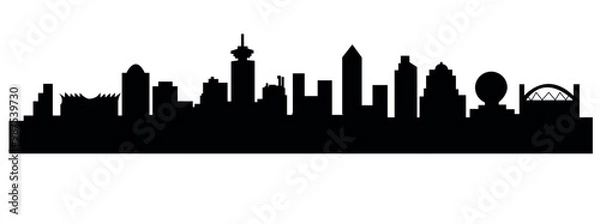 Obraz vancouver city skyline