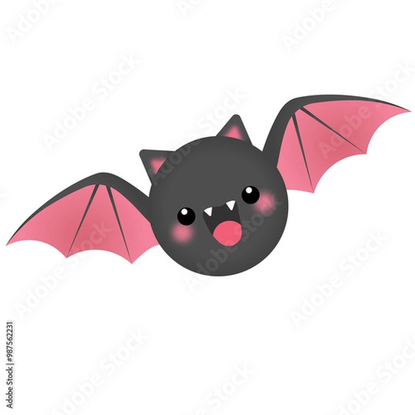 Fototapeta Happy Halloween october cute cartoon