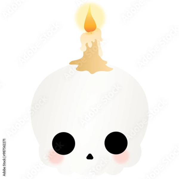 Fototapeta Happy Halloween october cute cartoon