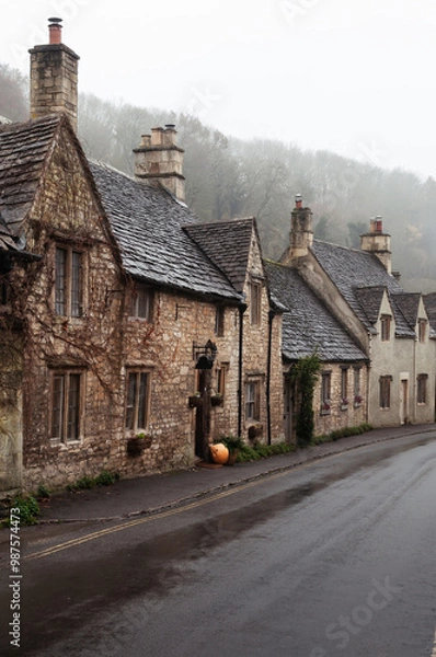 Obraz Typical british house in Cotswold
