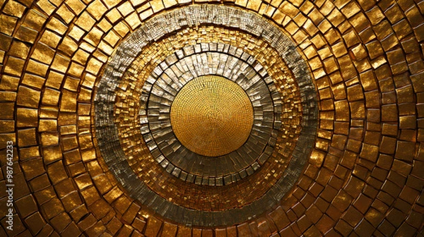 Fototapeta background with circles