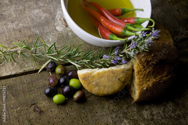 Obraz olio e formaggio