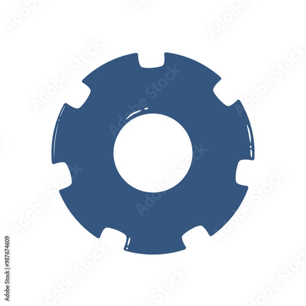 Fototapeta Doodle Icon setting , app ,digital illustration on transparent background that can be use for background, slide view, social media, sticker, scrapbook and etc. | Aesthetic with blue color