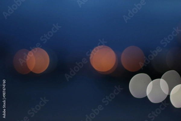 Obraz bokeh on dark background