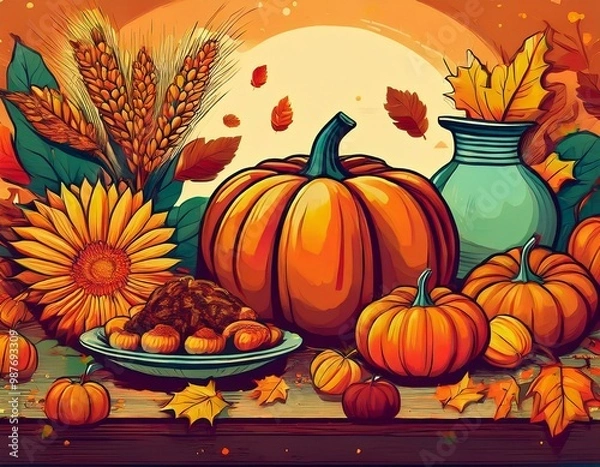 Fototapeta Fall Spread