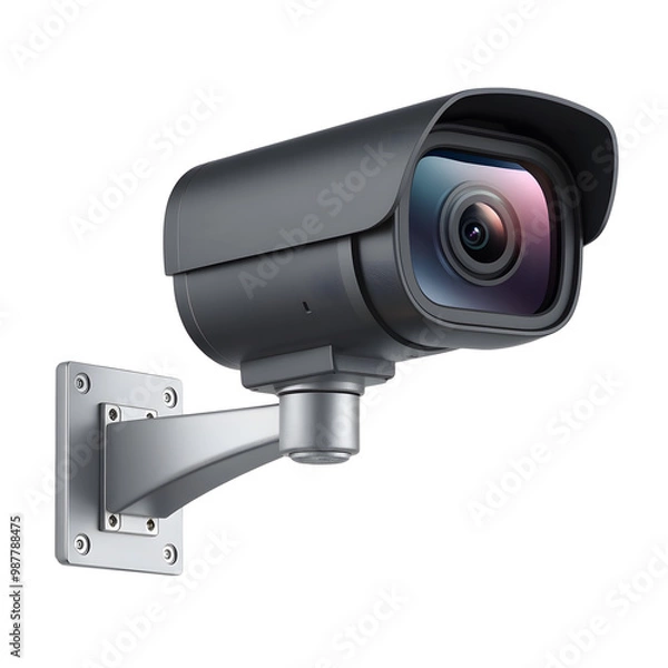 Obraz CC Camera cctv isolated on white and transparent background