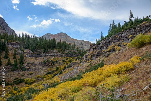 Obraz autumn in the mountains