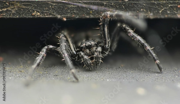 Fototapeta the walnut orb-weaver spider