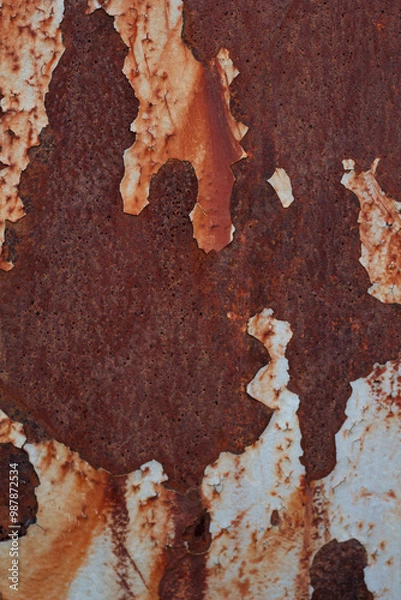 Obraz Rusty industrial surface