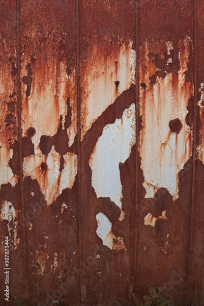 Obraz Rusty industrial surface