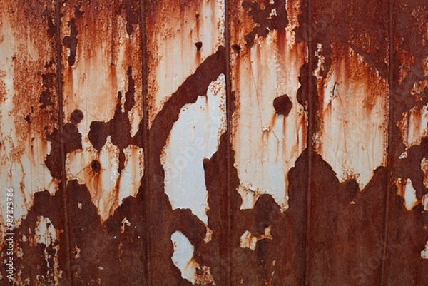 Obraz Rusty industrial surface