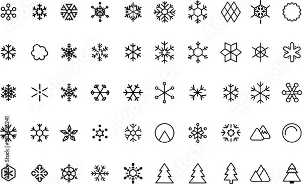 Fototapeta set of elements for design