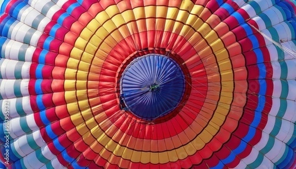 Fototapeta The dome of the balloons, the background texture for all purposes
