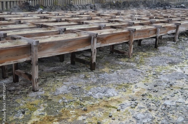 Fototapeta 草津の湯畑