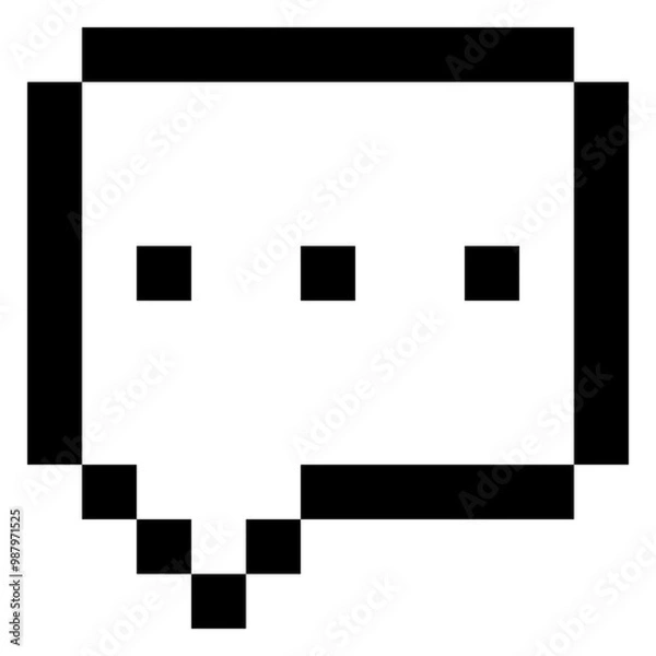 Obraz User Interface Pixel Icons