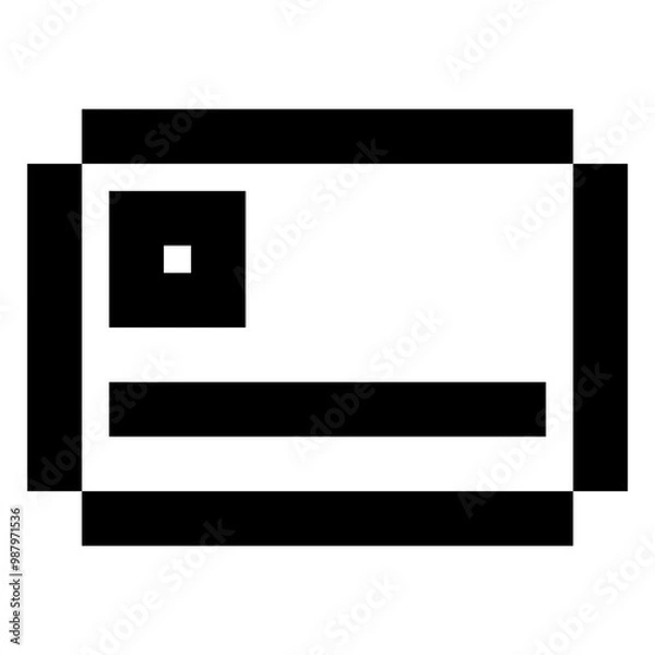 Obraz User Interface Pixel Icons