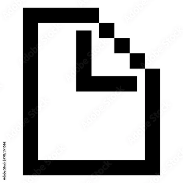 Fototapeta User Interface Pixel Icons