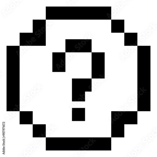 Obraz User Interface Pixel Icons