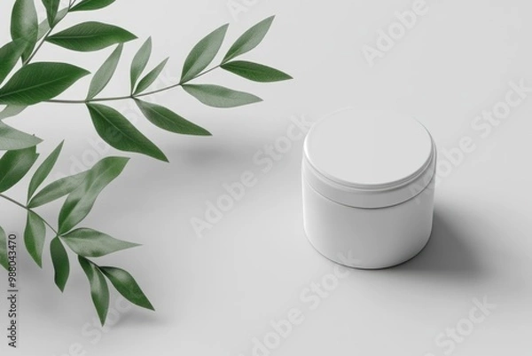 Fototapeta Product mockup on solid white background, single object