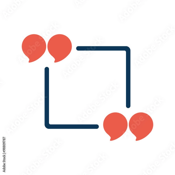 Obraz Quote blank template.