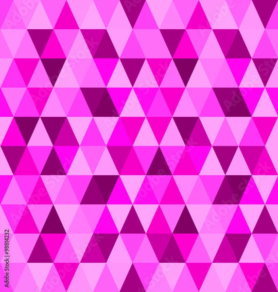 Obraz Pink violet abstract geometry pattern