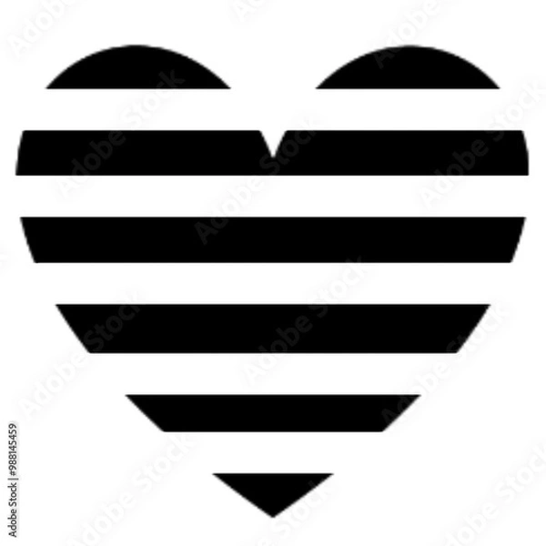 Obraz black and white icon