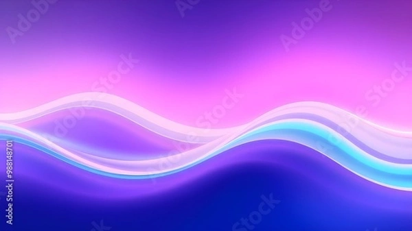 Fototapeta A mesmerizing blend of soft colors creating soothing waves.