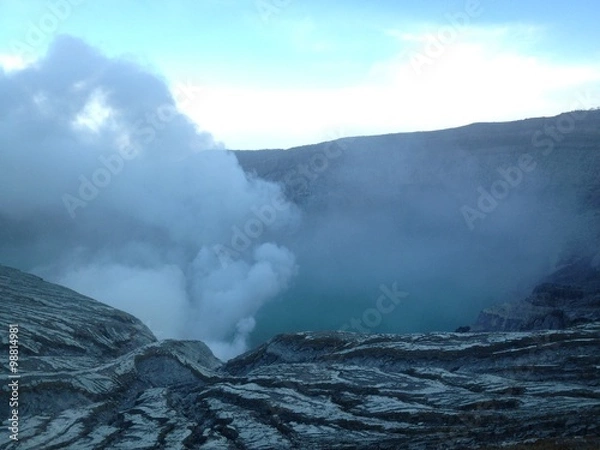 Obraz ijen crater