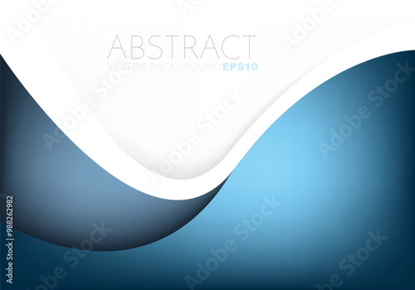 Obraz graphic vector curve line overlap background for text and message design