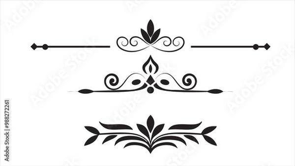 Fototapeta abstract page border design