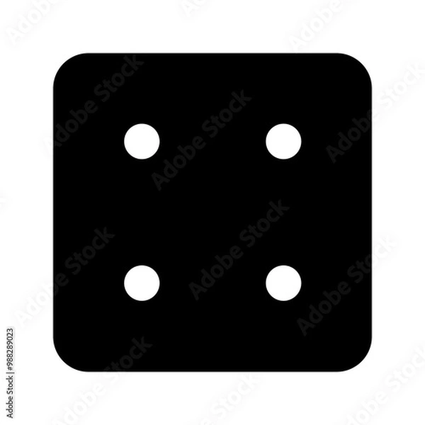 Obraz Dice Four Icon
