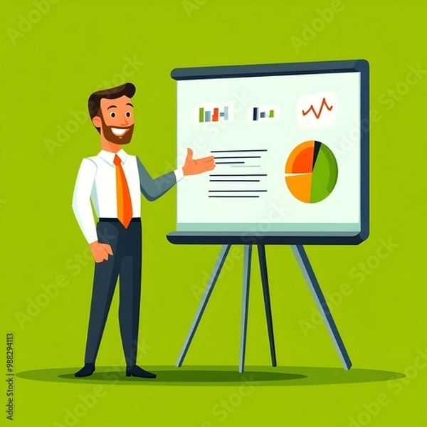 Fototapeta Presentation