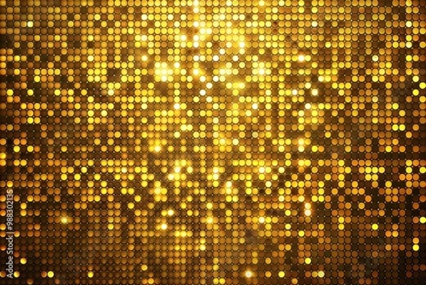 Obraz Shimmering golden background with dazzling sparkle effect
