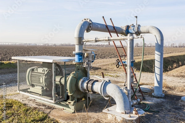 Obraz Irrigation water pumping system