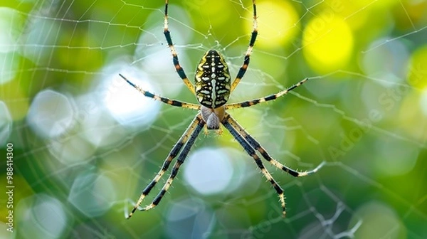 Fototapeta Joro spider on the web