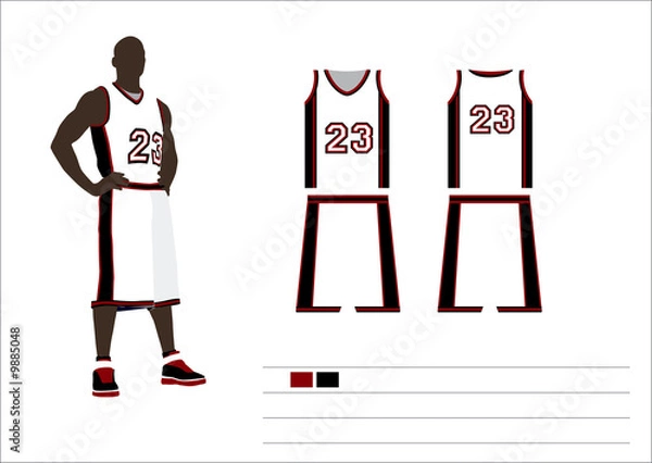 Obraz zestaw do koszykówki