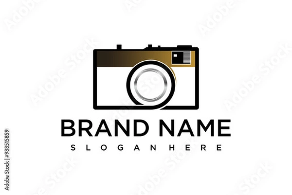 Obraz camera logo with a modern and elegant design