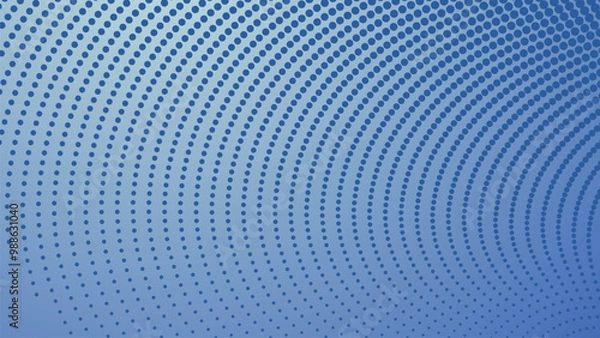 Fototapeta Baby blue abstract background with halftone for backdrop or presentation