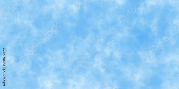 Fototapeta Abstract blue-sky background with clouds. Soft light sky image focus canopy blue wallpaper or background.