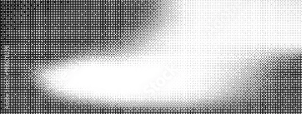 Fototapeta Vector illustration of banner with the image of Background grainy noise from dots.
