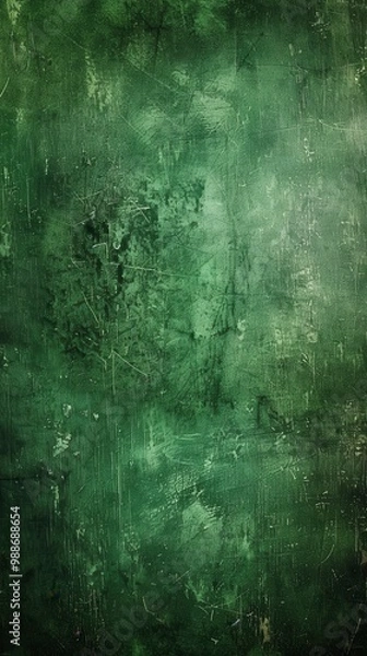 Fototapeta Vibrant Green Canvas. Simplistic, high-quality background concept