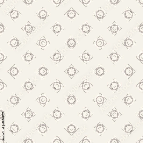 Fototapeta Arabic  pattern   for backgrounds and textures. Circles and rhombuses