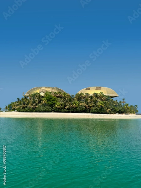 Obraz Dubai world islands beach