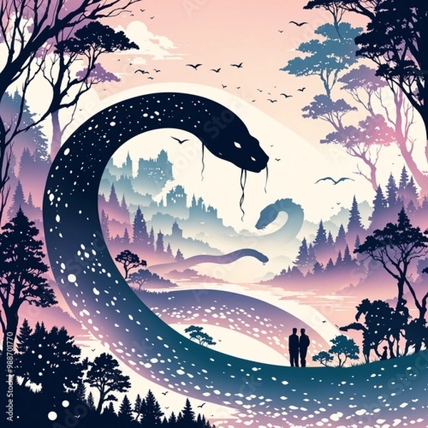 Obraz 大蛇の住処