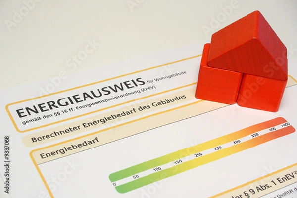 Obraz Energieausweis
