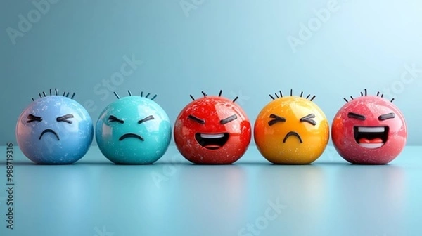 Fototapeta a cheeky guide to understanding political jargon using emojis to represent key terms and concepts in a humorous way