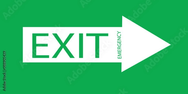 Fototapeta Exit emergency  