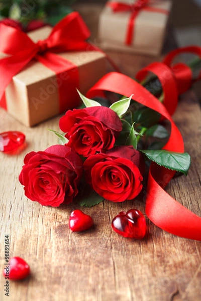 Obraz  Valentines Day background 